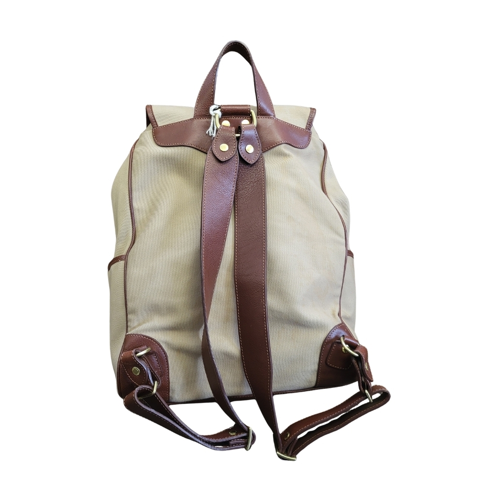 Ghurka Canvas Backpack Heavy Duty Travel Bag Unisex Carry-on - Picture 2 of 9
